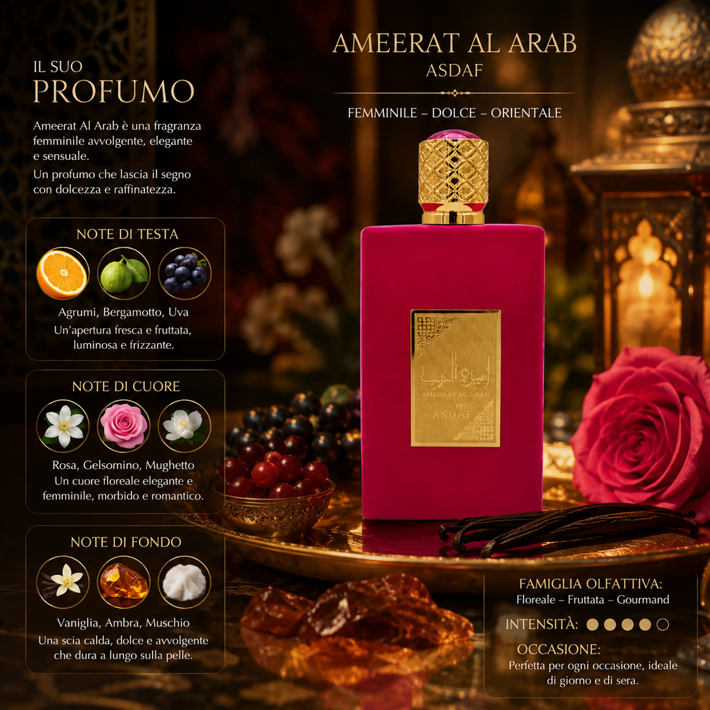 Ameerat al arab sugar crown 100ml